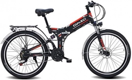 Fangfang vélo Vélos électriques, Vélo électrique de 26 pouces de montagne, freins Vélos électriques pour adultes, suspension plein d'air 350W Ebikes avec batterie de lithium amovible, système de recharge , Bicyclett