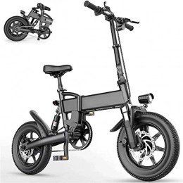Fangfang vélo Vélos électriques, Vélo électrique pliant 15.5 mph Alliage d'aluminium Vélos électriques pour adultes avec pneu 16 "et 250W 36V Moteur E-Bike Ville Commute Étanche 3 Mode Vélo électrique , Bicyclette