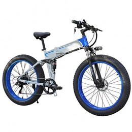 Fangfang vélo Vélos électriques, Vélos électriques pour adultes 26'''PLIENT pour adultes, Alliage d'aluminium TIRE E-Bikes Vélos Vélo Tous les terrains, 48V 10.4Ah Batterie lithium-ion amovible avec 3 modes d'équit
