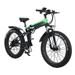 WASEK vélo WASEK Vélos électriques pliants, Scooters à Vitesse Variable, VTT assistés Tout-Terrain, Se Rendre au Travail, Véhicules électriques à Deux Roues (Green 10A)