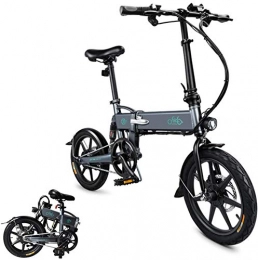 WJSW vélo WJSW D2, 250W 7.8Ah Vélo électrique Pliant Vélo électrique Pliable avec lumière LED Avant pour Adulte (Gris foncé)