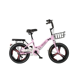 Wonzone vélo Wonzone ddzxc Vélo électrique pliable 50, 8 cm en alliage d'aluminium léger (couleur : rose)