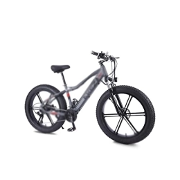 Wonzone vélo Wonzone ddzxc vélos électriques pouces vélo électrique plage gros pneu batterie cachée moteur sans balais vitesse (taille : Large-48 V)