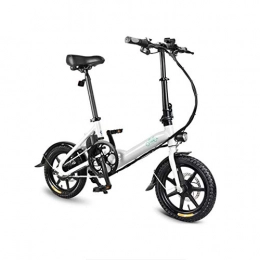WXJWPZ vélo WXJWPZ Vélo électrique Pliant 14 Pouces Vélo Cyclomoteur E-Bike 250W Moteur sans Balais 36V 7.8AH Vélo électrique, White