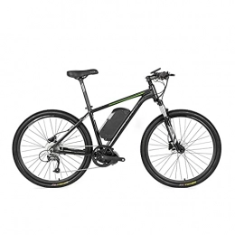 YIZHIYA Vélos électriques YIZHIYA Vélo Électrique, Vélo de Montagne électrique de 26 Pouces pour Adultes, 48V 10A 350W, Vitesse maximale 25 km / h, 3 Modes de Travail, Vélo de Plein air Déplacements Voyage E-Bike, Black Green