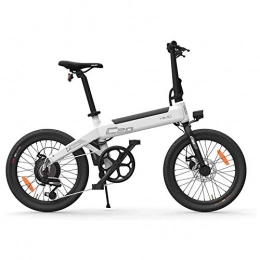 YSHUAI vélo YSHUAI Ebike Vélos, Vélo Électrique Pliant, Vélos Électriques pour Adultes Moteur 250W 36V Vélo Électrique Pliable Vélo De Ville Vitesse Maximale 25 Km / H Capacité De Charge 100 Kg, Blanc