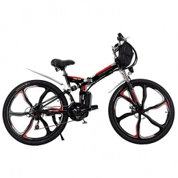 YSHUAI vélo YSHUAI Vélo Électrique 26 Pouces Vélos Électriques Pliables Vélo Pliant Électrique, Vélo Électrique Pliant pour Adultes Vélo Électrique De Banlieue Vélo De Montagne Vélo Homme, 48V 15AH