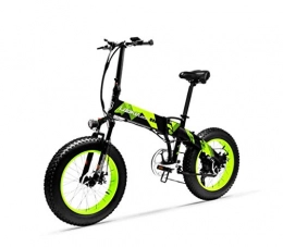 ZTBXQ vélo ZTBXQ Sports de Remise en Forme en Plein air pour Hommes Adultes Pliant VTT électrique 400W en Alliage d'aluminium de Plage vélos de Neige 48V 12.8AH Batterie au Lithium vélo de Ville 20 Pouces Roues