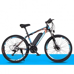 KT Mall vélo Électrique VTT 26 Pouces Amovible 36V 8Ah Lithium-ION Trois Modes De Travail De La Batterie Capacité De Charge 200 Kg, Black Blue