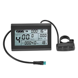 BHDK Fahrrad-LCD-Display-Messgerät, Mutifuctional KT-LCD3 Fahrrad-Modifikations-Passwort-Funktion Langlebig mit wasserdichtem Anschluss zur Modifikation für Fahrradzubehör