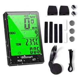 Blusmart Fahrradcomputer Kabellos Fahrrad Computer Wasserdicht 21 Funktionen Fahrradtacho Wireless Tachometer LCD-Display Automatische Geschwindigkeit für Radsport Realtime Speed Track