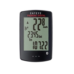 CatEye Zubehör Cateye Padrone Digital Wireless CC-PA400B Speed & Cadence Fahrradcomputer, Schwarz, Einheitsgröße