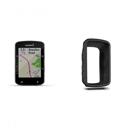 Garmin Zubehör Garmin Edge 520 Plus GPS-Fahrradcomputer - Leistungswerte, Navigationsfunktionen, Europakarte, 2, 3“ Display & Edge 520 Schutzhülle - Silikon, schwarz