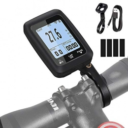 HEWXWX Drahtloser GPS Fahrradcomputer, Neuer Leuchtender Fahrrad-Tachometer Mountain Road-Fahrradmileometer-UnterstTzung Bluetooth 4.0 IPX7 wasserdichte Professionelle FahrradausrStung