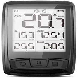 LLYWEY FahrradcodeMessgerät Bluetooth drahtloser RennradTachometer Kilometerzähler von hinten beleuchtet wasserdichtes M4Fahrradzubehör 4,9 × 9 × 1,3 cm