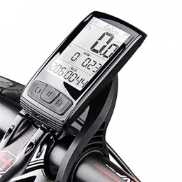 WXH Drahtloser Fahrrad-Tachometer Mountain, Code-Tabelle für Straßenfahrräder, wasserdichtes, leuchtendes, einfach zu installierendes 2,5-Zoll-Display mit extra großer LCD-Hintergrundbeleuchtung