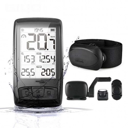 YUNJING Fahrradcomputer YUNJING Fahrradcomputer GPS Wireless Bluetooth4.0 Fahrradcomputer Fahrradtachometer Geschwindigkeits- / Trittfrequenzsensor Ipx5 Wasserdichter Fahrrad-fahrradcomputer