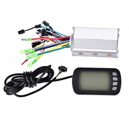 Zetiling Bürstenloser Motorcontroller, 36 V / 48 V, 350 W, mit LCD-Display Bürstenloser Motorcontroller für Elektrofahrräder Perfekt für E-Bike-Roller