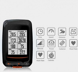 ZHANGJI Fahrrad tacho kabellos-wasserdichte GPS Fahrradcomputer Tacho FahrradzubehrWireless Cycling Computer