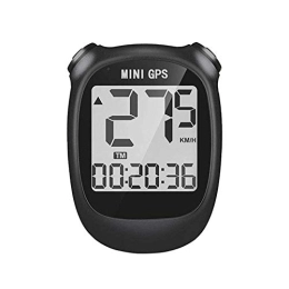 Zidao Fahrradcomputer Drahtloses Fahrrad Mini GPS Tachometer, USB-Aufladung Kilometerzähler Wasserdichter Fahrradfahrradcomputer Mit 2 Hintergrundbeleuchtung,Schwarz