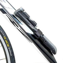 Eastbride Fahrradpumpen Eastbride Fahrrad Mini Inflator, 120psi Barometer Tragbarer, langlebiger Inflator, ABS-Material, passend für Presta & Schrader Ventil