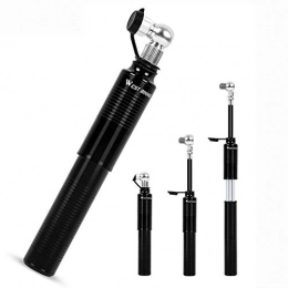 Qiutianchen Zubehör Fahrrad Foor PumpPortable Fahrradpumpe Reifeninnenschlauch Mini Hochdruck Manuelle Inflator Mountain Road Zubehör Fahrrad Mountainbike PumpBicycle Pump ( Color : Silver+Black , Size : One Size )