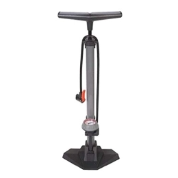 Feixunfan Fahrradpumpen Feixunfan Fahrradpumpe Fahrradbodenluftpumpe mit 170psi Messuhr Hochdruck-Fahrrad-Reifen-Inflator für Fahrrad Ballon Fußball (Farbe : Grey, Size : ONE Size)