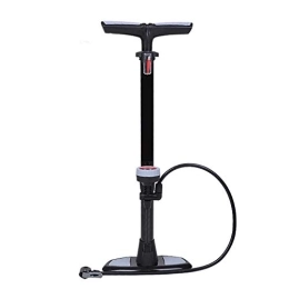 Nvshiyk Zubehör Nvshiyk Fahrradreifenpumpe Upright Fahrradpumpe mit Barometer Bequeme Reitausrüstung zu tragen für Rennrad, MTB, Bälle (Farbe : Black, Size : 640mm)