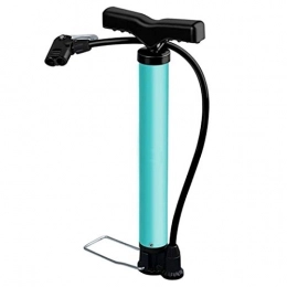 QuRRong Fahrradpumpen QuRRong Fahrradpumpe Nahtloser Metallfasskörper 120psi Stahl Türkis-Radpumpe für Aufblasbare Fahrradspielzeuge (Farbe : Blau, Size : ONE Size)