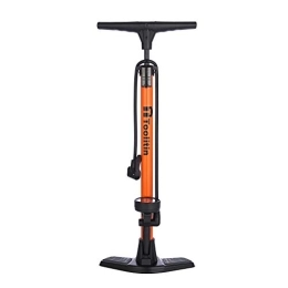 TOOLITIN Fahrradpumpen TOOLITIN Stand Fahrradpumpe mit Manometer, 160 Psi Hochdruck, Fahrradpumpe kompatibel mit Presta und Schrader Ventil, Fahrradreifenpumpe für Rennrad, MTB, Hybrid, Bälle