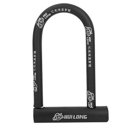 Agatige Zubehör Agatige Fahrradschloss-Set Heavy Duty U-Lock Fahrradschloss Fahrrad-Bügelschloss für Rennrad Mountainbike(SCHWARZ)