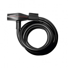 Trelock  Trelock Unisex – Erwachsene Spiralkabelschloss-2231263300 Spiralkabelschloss, schwarz, 180cm